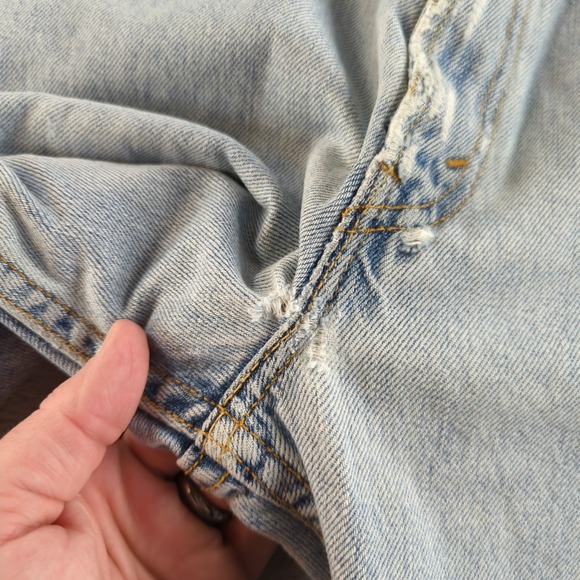 Vintage Levis Jeans 36 (Fits 34x27) Blue Light Wash Faded Faded Skate Grunge Y2K - Picture 10 of 15